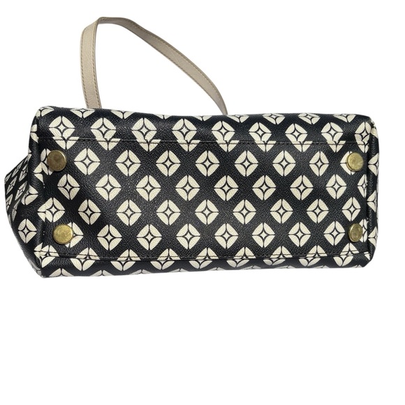 Fossil Sydney Geometric Diamond Shopper Tote Bag Purse & Matching Wallet - Picture 5 of 16